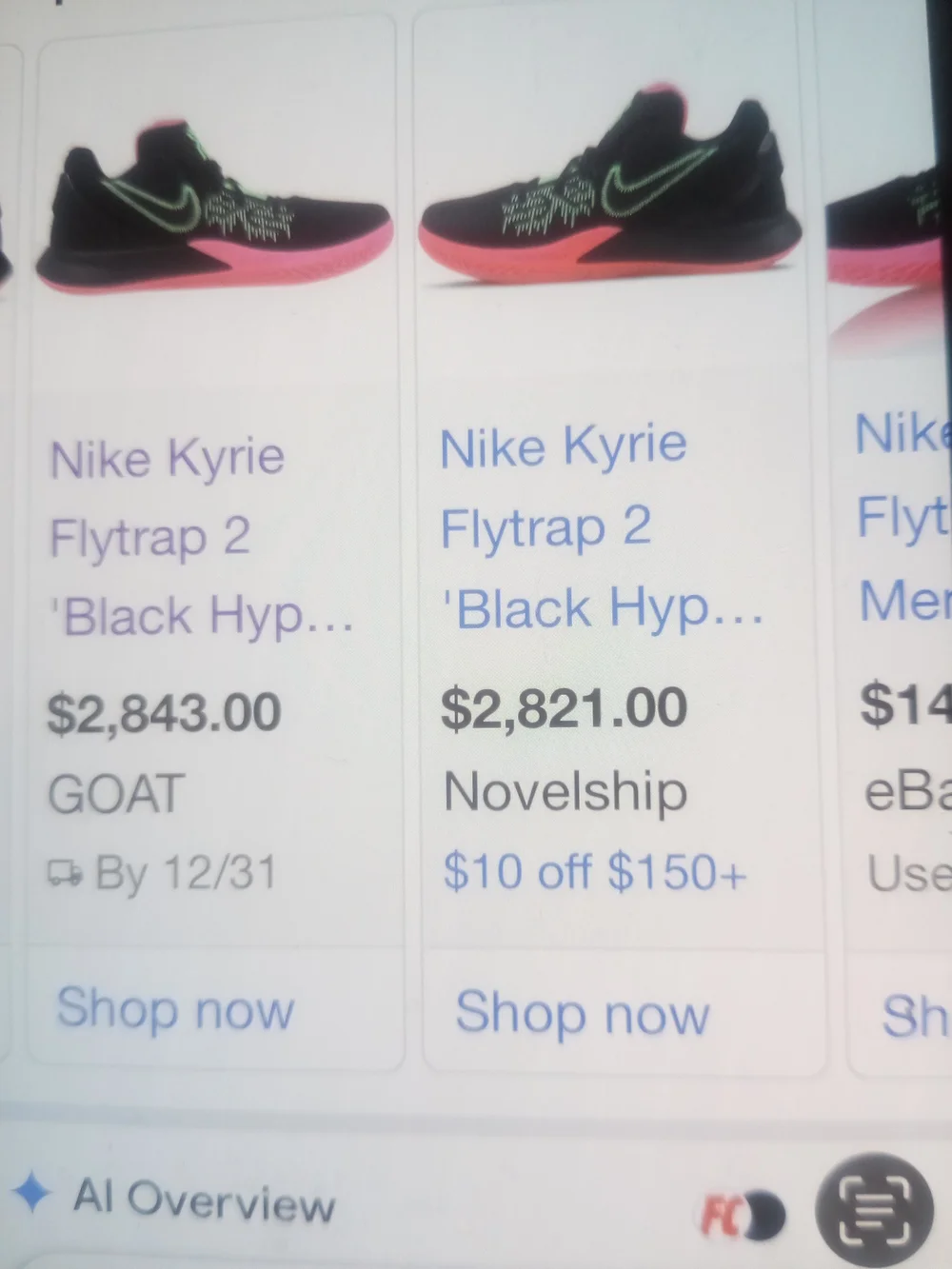 Nike Kyrie Flytrap 2 'Black Hyper Pink' Size 11M Sku: A04438-005... #1